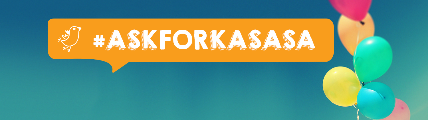 Ask for Kasasa banner with ribbons