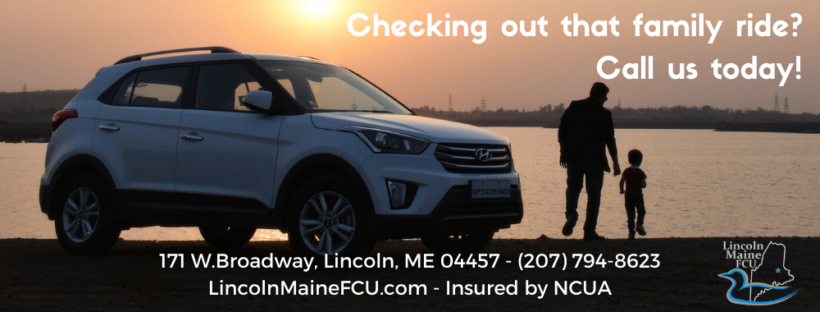 Purchase or finance a new vehicle with a loan from Lincoln Maine FCU