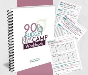 self-developed 90 Day Budget Bootcamp